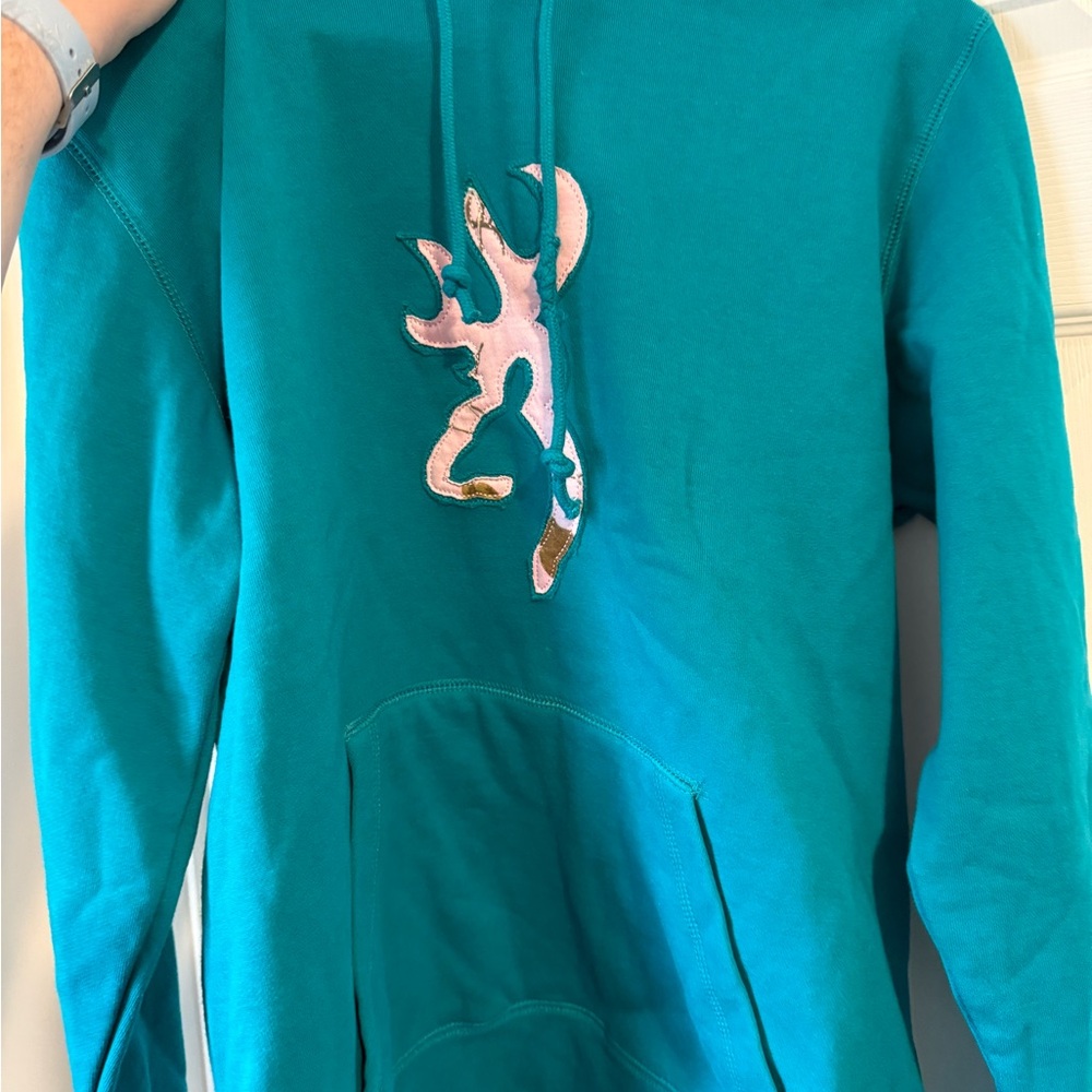 Women’s Teal Browning Hoodie
